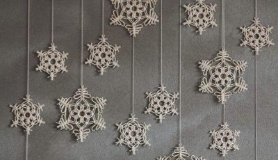 Laboratorio di macramé natalizio