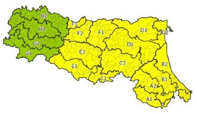 Allerta gialla per criticita  per temporali - Emissione 05/06/2021 foto 