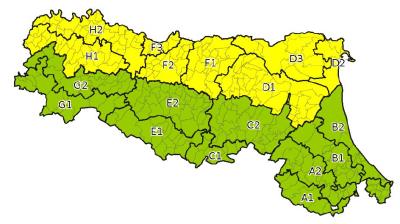 Allerta gialla per criticita  per temporali - Emissione 08/07/2021 foto 