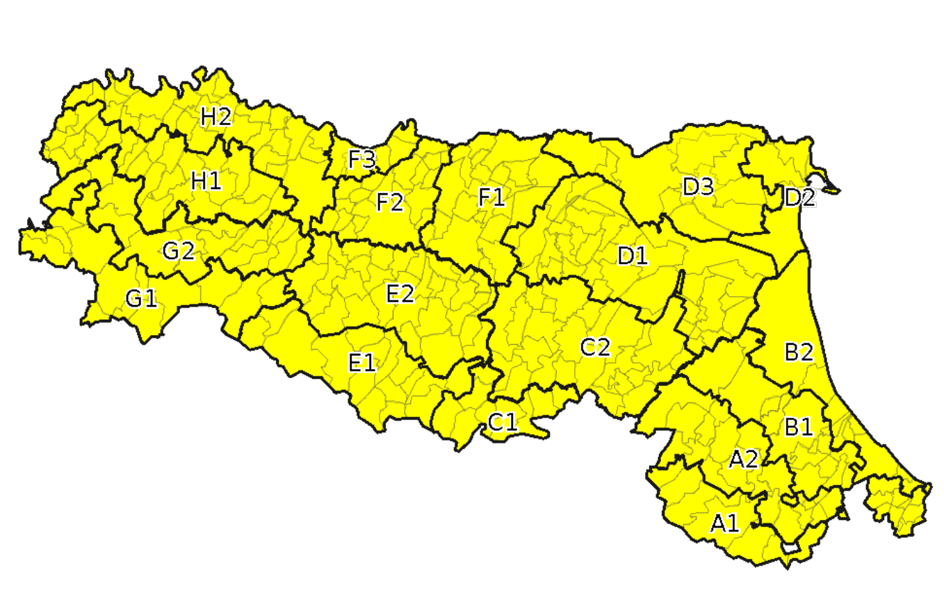 Allerta gialla per criticita  per temporali - Emissione 31/07/2021 foto 