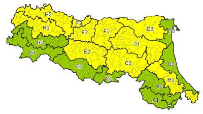Allerta gialla per criticità per temperature estreme/ondata di calore - Emissione 13/08/2021 foto 