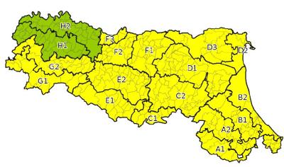 Allerta gialla per criticita  per temporali - Emissione 22/08/2021 foto 