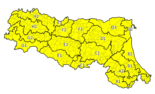 Allerta Temporali - Emissione 05/10/2021 foto 