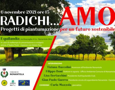 “RadichiAmo”: presentazione il 6 novembre a Nonantola dei progetti sulle nuove piantumazioni foto 