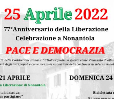 25 Aprile 2022: 77° Anniversario della Liberazione  foto 
