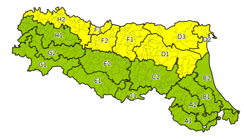 Allerta gialla per criticita  temperature estreme Emissione 04/07/2022 foto 
