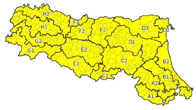Allerta gialla per criticita  temporali - Emissione 02/09/2022 foto 