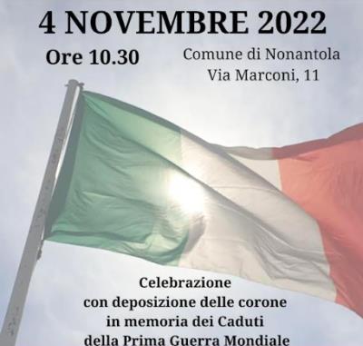 4 Novembre 2022 - 104° Anniversario della fine della Prima Guerra Mondiale - Giorno dell Unità nazionale e Giornata delle Forze Armate foto 
