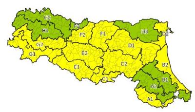 Allerta gialla per criticita  idraulica - Emissione 21/11/2022 foto 
