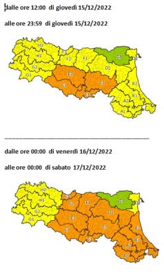 Allerta arancione per criticità idraulica - Emissione 15/12/2022 foto 