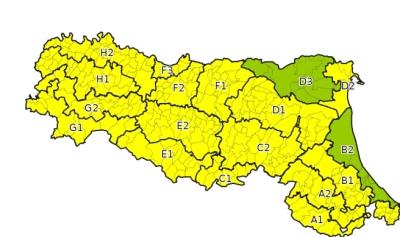 Allerta gialla per criticità per neve – Emissione 18/01/2023 foto 