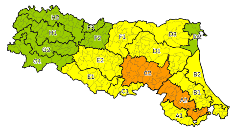 Allerta gialla per criticità idraulica - Emissione 14/05/2023 ore 12:32 foto 