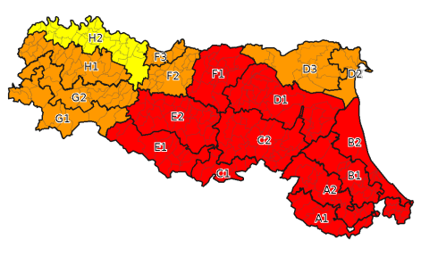 Allerta rossa per criticità idraulica - Emissione 15/05/2023 ore 12:52 foto 