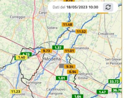 Aggiornamento Allerta Meteo del 18/05/2023 ore 09.45 foto 
