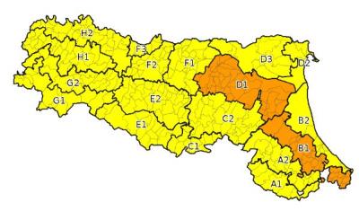 Allerta gialla per criticità idraulica e per temporali - Emissione 05/06/2023 foto 