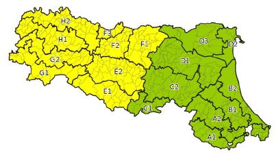 Allerta gialla per criticità per temporali - Emissione 11/06/2023 foto 