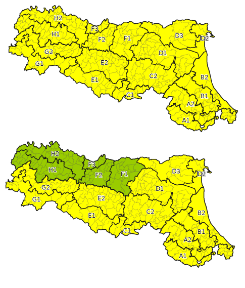 Allerta gialla per criticità per temporali - Emissione 30/06/2023 foto 