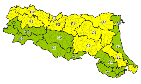 Allerta gialla per criticità per temperature estreme - Emissione 17/07/2023 foto 