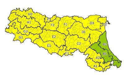 Allerta gialla per criticità per temporali - Emissione 03/08/2023 foto 