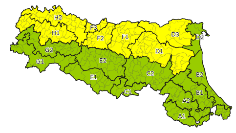 Allerta gialla per criticità per temperature estreme - Emissione 23/08/2023 foto 