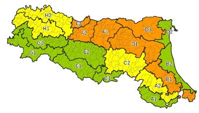 Allerta arancione per criticità per temperature estreme - Emissione 25/08/2023 foto 