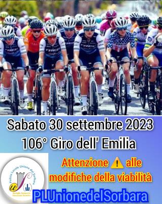 Giro dell Emilia 2023, modifiche alla viabilità foto 