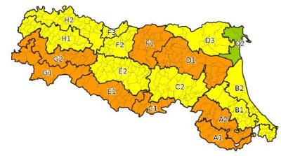 Allerta -arancione per criticità idraulica- gialla per temporali- Emissione 03/11/2023 foto 