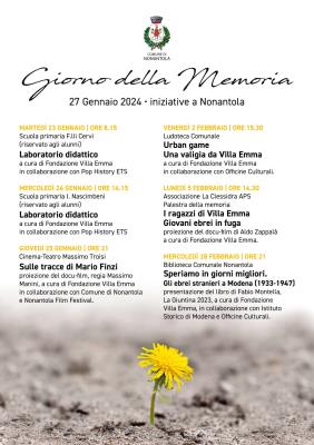 Giorno della Memoria, 27 Gennaio 2024 foto 
