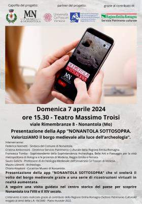 Presentazione dell’APP “Nonantola SottoSopra foto 