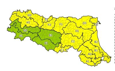 Allerta gialla per criticità per temporali - Emissione 14/05/2024 foto 