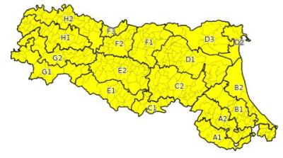 Allerta gialla per criticità per temporali - Emissione 03/06/2024 foto 