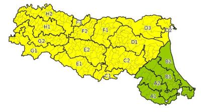 Allerta gialla per criticità per temporali - Emissione 08/06/2024 foto 