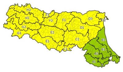 Allerta gialla per criticità per temporali - Emissione 11/06/2024 foto 
