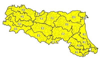 Allerta gialla per criticità per temporali - Emissione 12/06/2024 foto 