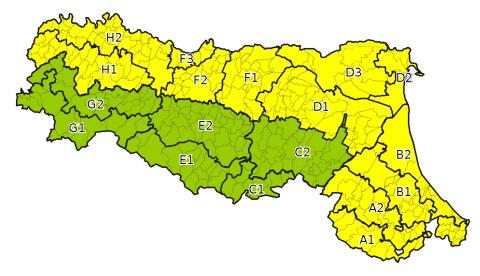 Allerta gialla per criticità per temporali - Emissione 30/06/2024 foto 