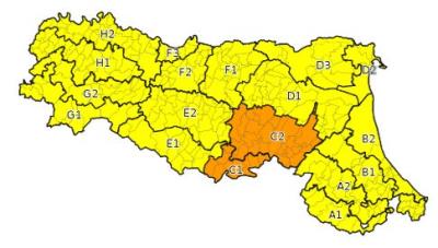 Allerta gialla per criticità idraulica e per temporali - Emissione 24/06/2024 foto 