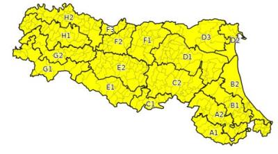 Allerta gialla per criticità per temporali - Emissione 02/07/2024 foto 