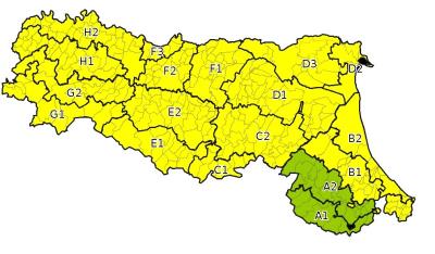 Allerta gialla per criticità per temporali e per temperature estreme - Emissione 18/07/2024 foto 