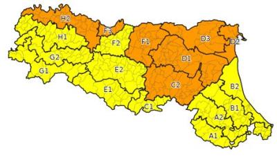 Allerta arancione per criticità idraulica e gialla per temporali - Emissione 22/10/2024 foto 
