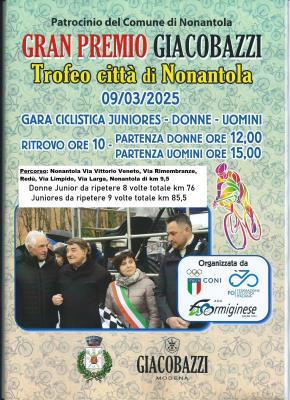 GRAN PREMIO GIACOBAZZI - TROFEO CITTA  DI NONANTOLA 2025 foto 
