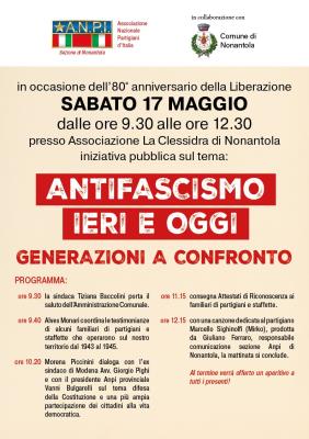 ANTIFASCISMO IERI E OGGI - Generazioni a confronto