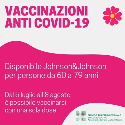Vaccinazione anti Covid 19 per le persone da 60 ai 79 anni