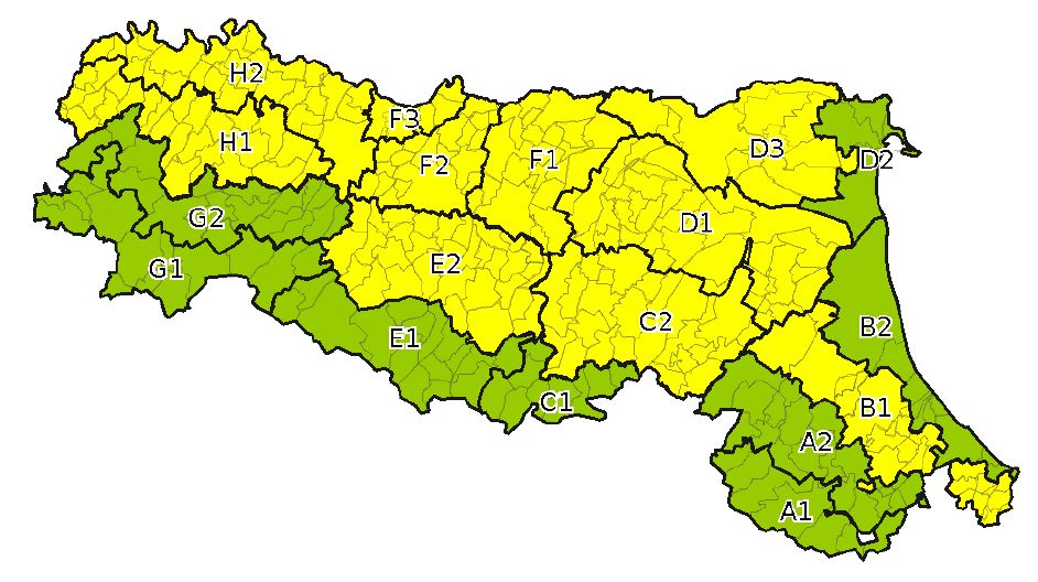 Allerta gialla per criticità per temperature estreme/ondata di calore - Emissione 13/08/2021