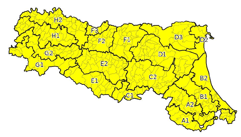 Allerta gialla per criticita' temporali - Emissione 17/08/2022