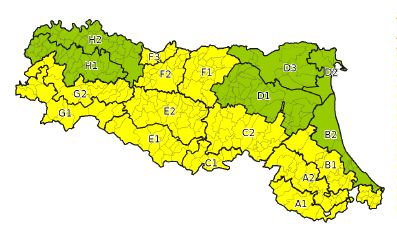 Allerta gialla per criticità idraulica - Emissione 15/01/2023