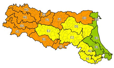 Allerta arancione per criticità idraulica - Emissione 29/02/2024