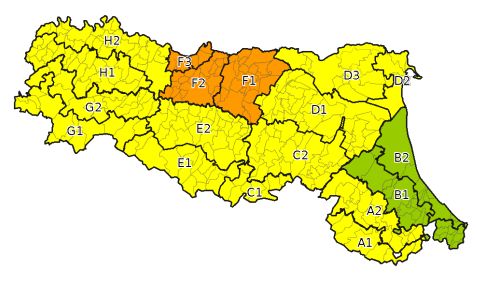 Allerta arancione per criticità idraulica - Emissione 01/03/2024