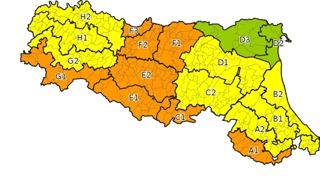 Allerta arancione per criticità idraulica - Emissione 31/03/2024