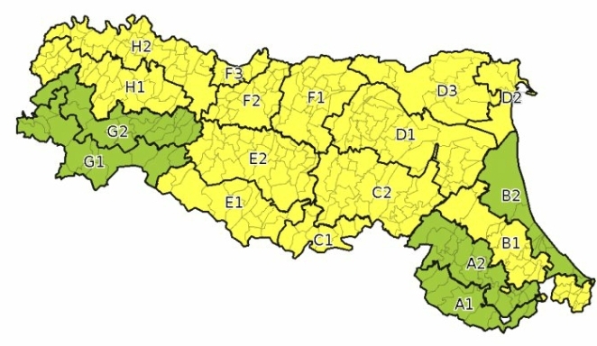 Allerta gialla per criticità per temporali e per temperature estreme - Emissione 01/08/2024
