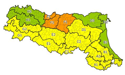 Allerta arancione per criticità idraulica - Emissione 08/10/2024